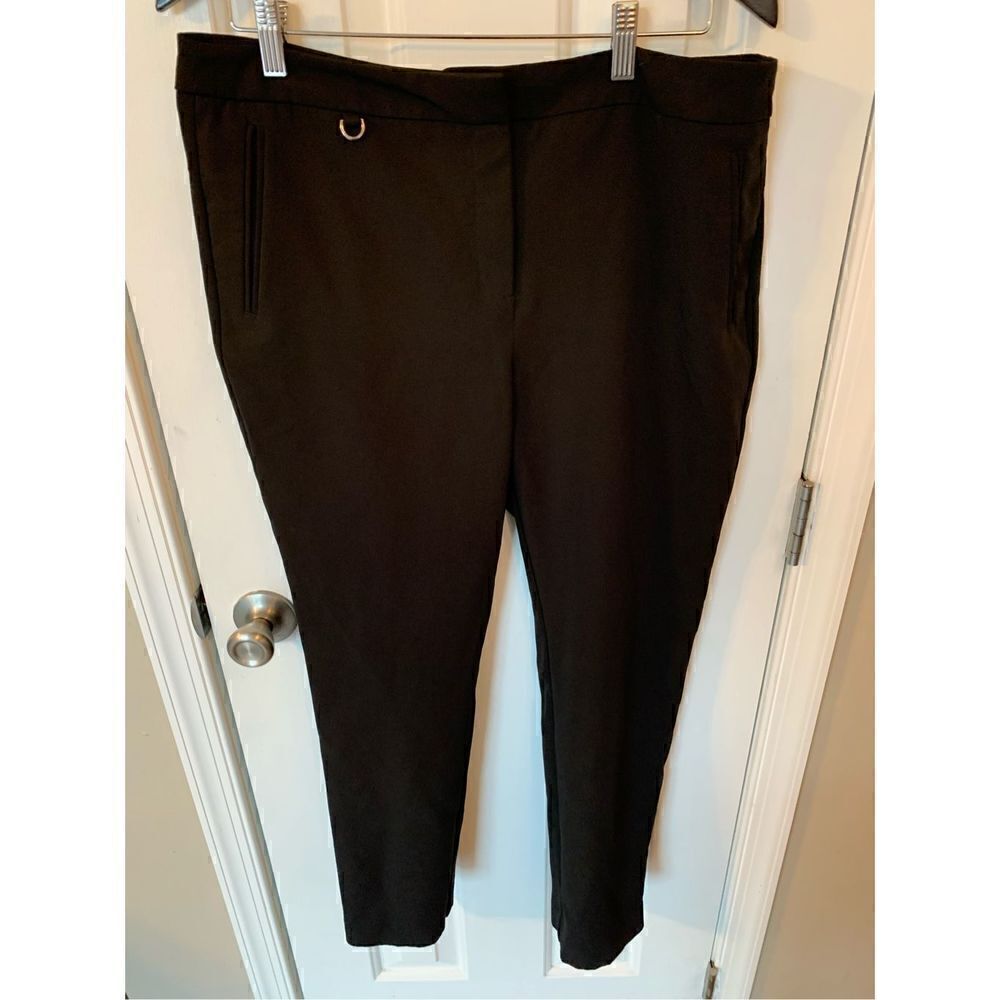 Andrianna papell black dress pants size 12